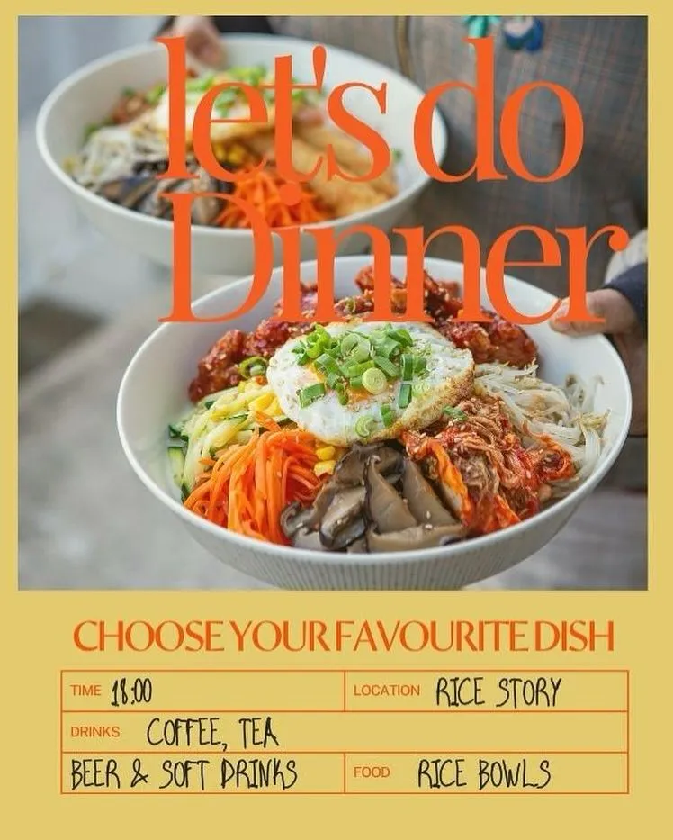🍚✨ Let’s do Dinner – the Rice Story way!